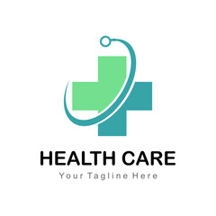 Wall Mural - health care vector logo