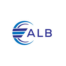 ALB Letter Logo. ALB Blue Image On White Background. ALB Vector Logo Design For Entrepreneur And Business. ALB Best Icon. 
