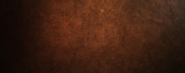 Fototapete - Vintage Horror Concrete Wall Dark and Mysterious Banner Texture Background