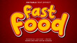 © hiznysyahril - Fast food editable text effect