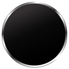 Wall Mural - black and white buttons glass