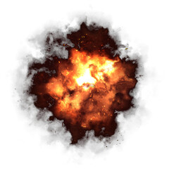 Wall Mural - Fire explosion effect element