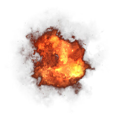 Wall Mural - Fire explosion effect element