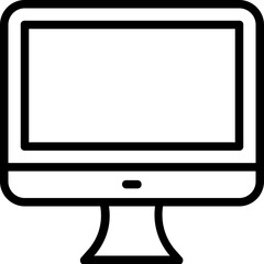 Sticker - Monitor Vector Icon 