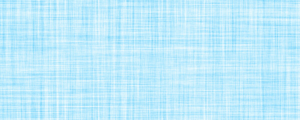 Wall Mural - Seamless light pastel blue linen textile background texture. Abstract cloth fabric panoramic backdrop for a boy's birthday banner, baby shower design or nursery room wallpaper pattern. 3D rendering..