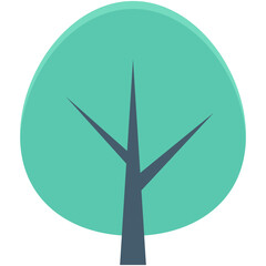 Poster - Shrub Leaf Vector Icon 