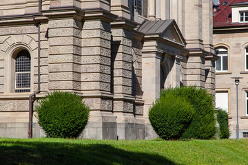 entrance to the cathedral