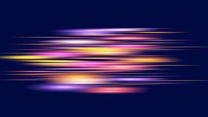 Modern abstract high-speed motion effect. Futuristic dynamic motion technology. Motion pattern for banner or poster design background idea. Vector illustration.