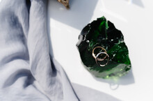 Engagement Rings On Gemstone 