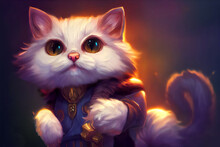 Fantasy Cat Painting