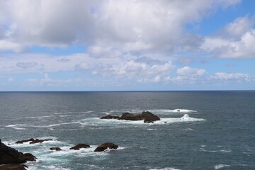 Poster - storm over the sea in Belle Ile En Mer 