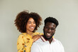 © Valentina Barreto/Stocksy - African American couple studio portrait