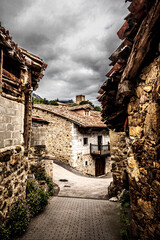 Canvas Print - old village