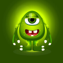 Green Alien Monster