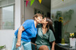 © Mal de Ojo Studio/Stocksy - Adult grandaugther kissing grandmother