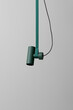 © Andriy Bezuglov/Stocksy - Hanging colorful rounded lamp with strap and cable