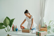 © Marc Tran/Stocksy - Startup Small business owner entrepreneur packing products