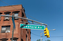 Sign For Bedford Av In Brooklyn