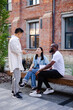 © Oleksii Syrotkin/Stocksy - Dialogue between fellow student