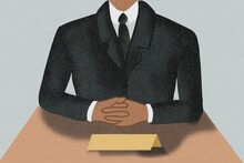 Anonymous Businessman In Suit