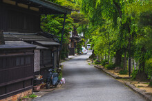 Traditional Japanese Street In Takayama Japan