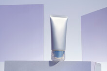 Sunscreen Cream Tube. Skincare Cosmetics.