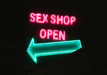 Sex Shop Neon Signboard 