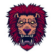 Lion Head Mascot.	