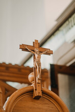 Wooden Cross Of Jesus Christ 