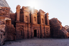 The Monastery El Deir In Petra
