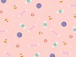 © Gemma can fly/Stocksy - Happy Halloween candies pattern illustration