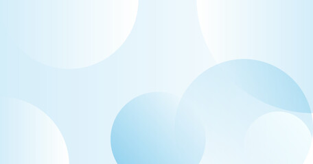 Wall Mural - geometric blue white abstract graphic elements for presentation background paper circle design