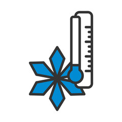 Sticker - Winter Cold Icon