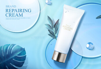 Skin repairing cream ad