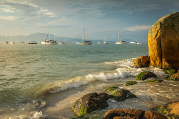 Wall Mural - Peaceful landscape in Florianopolis, Santa Catarina, Southern Brazil