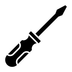 Wall Mural - Screwdriver Icon Style