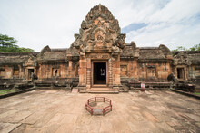 Phanom Rung Historical Park,  A Beautiful Hindu Khmer Empire Temple Complex In Buriram, Thailand.