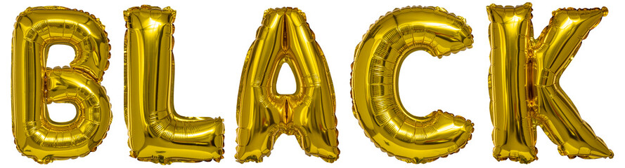 real balloons in the shape of letters u v w x y z metallic gold