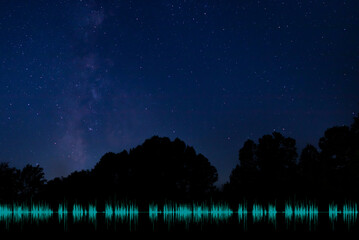 Wall Mural - Distant signal coming in from space