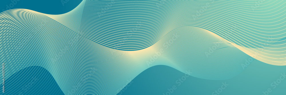 abstract technology particles lines mesh wave background Stock Vector ...