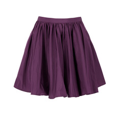 Canvas Print - Short purple skirt with pleats