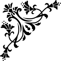 Wall Mural - victorian flourish adornment decorative corner