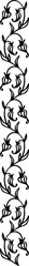 Wall Mural - vertical line, embellishment or embroidery break