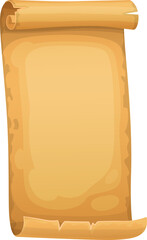 Wall Mural - old parchment scroll, ancient papyrus treasure map