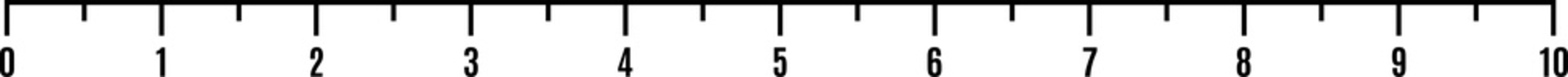 Wall Mural - measure tape ruler with millimeters or centimeters