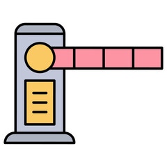 Toll plaza   which can easily modify or edit

