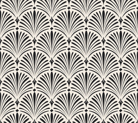 Wall Mural - modern art deco seamless pattern. trendy abstract texture. vector geometric background.