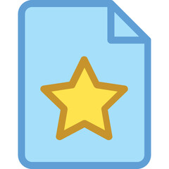 Poster - Favorite Sheet Vector Icon