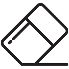 Poster - Eraser Vector Icon