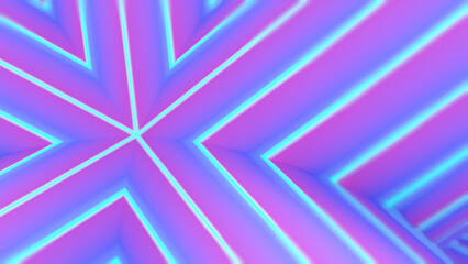 Wall Mural - light blue and purple gradient abstract background, geometric background, 3d rendering